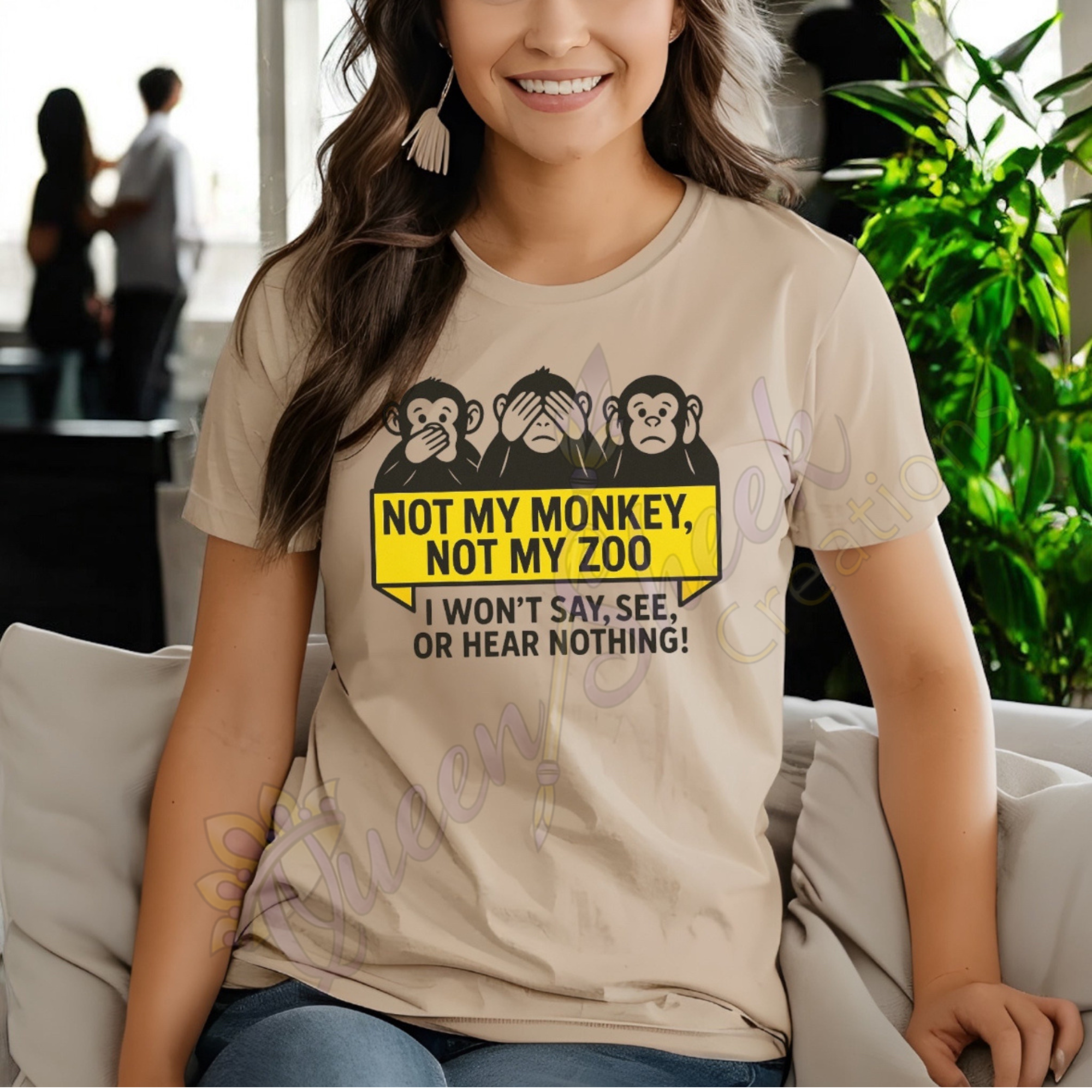 Not My Monkey Not My Zoo Tshirt