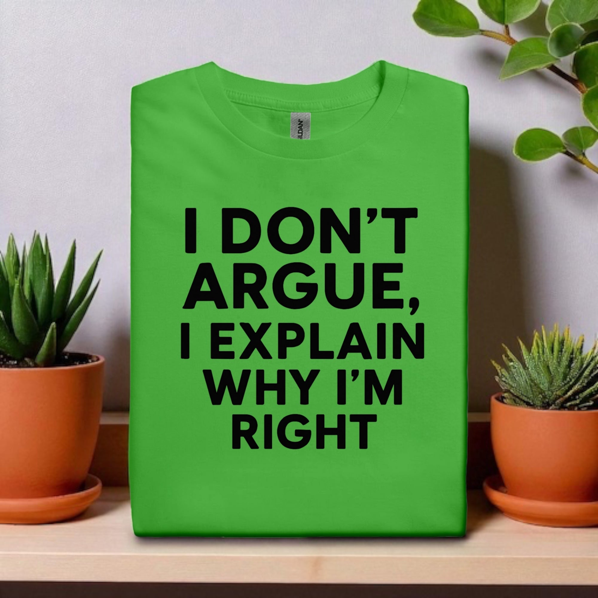 I don’t Argue I Explain Adult Tshirts