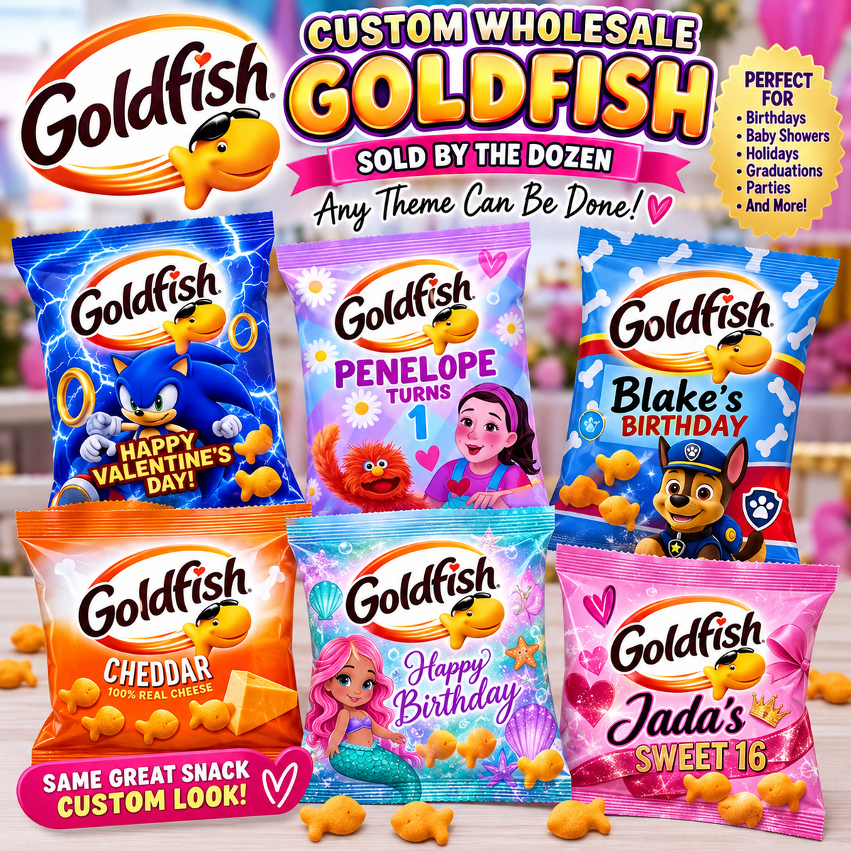 Custom Gold fish (Wholesale)