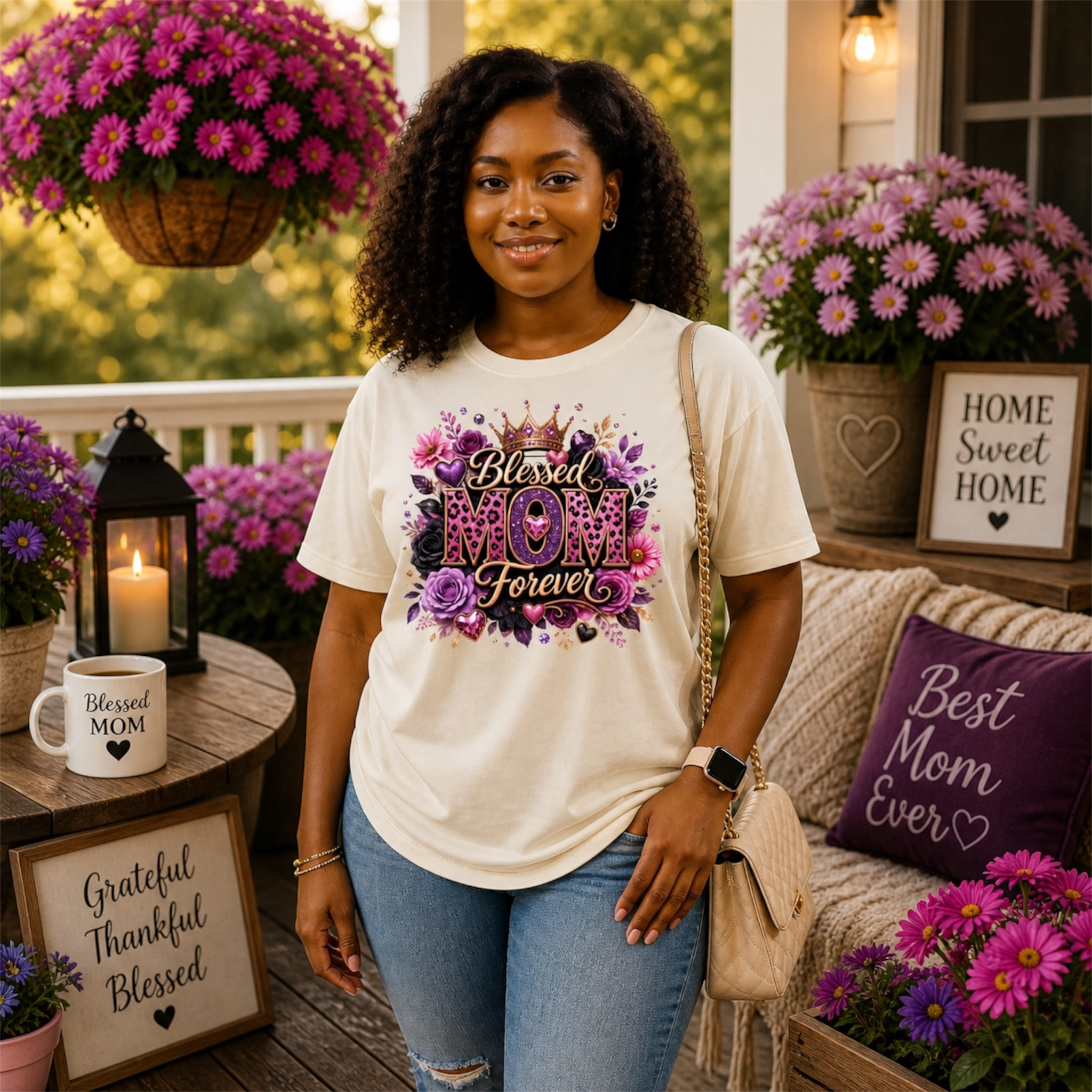 Blessed Mom Forever Tshirt