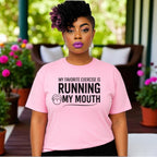 Running My Mouth Adult Tshirts