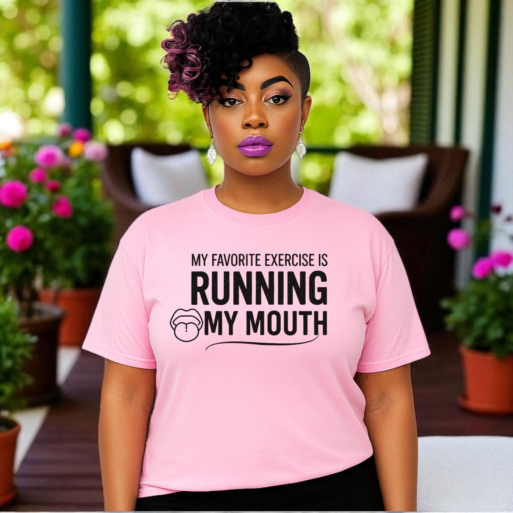 Running My Mouth Adult Tshirts