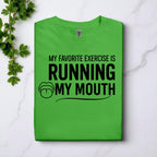 Running My Mouth Adult Tshirts