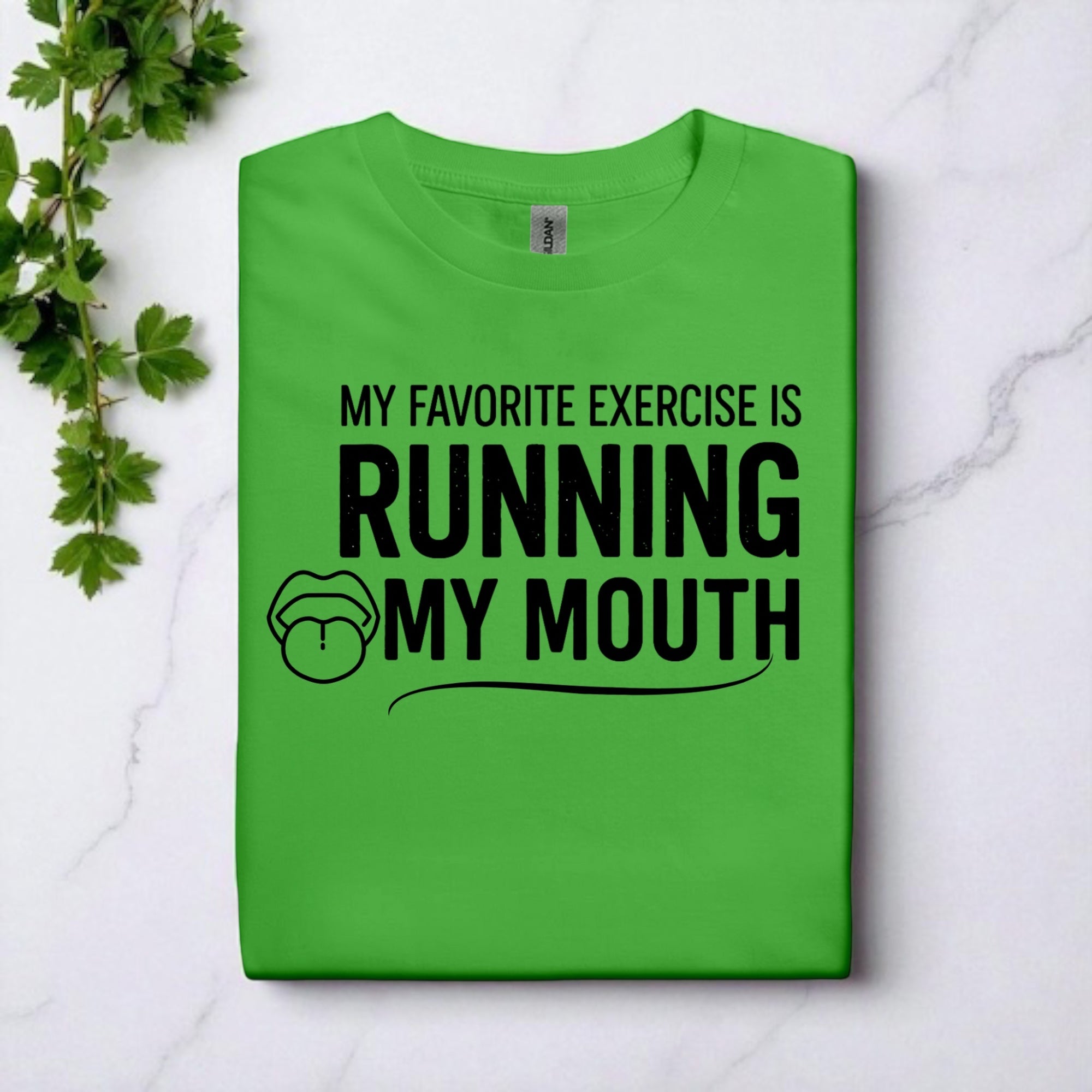 Running My Mouth Adult Tshirts
