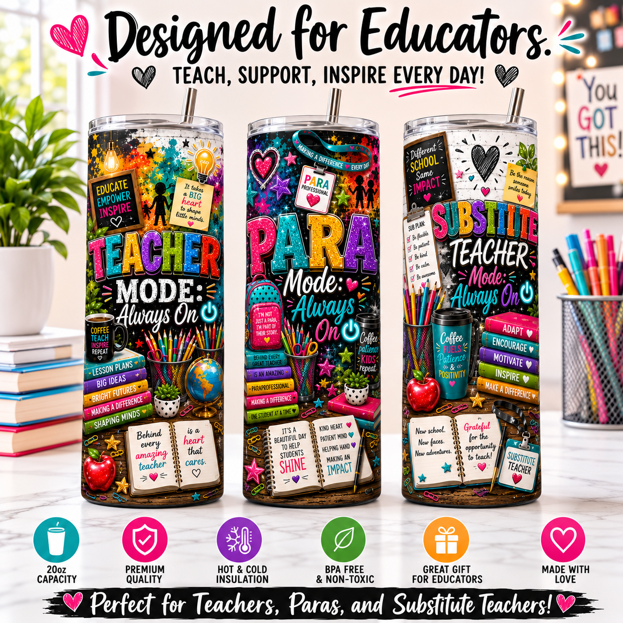 Educator Mode Tumbler
