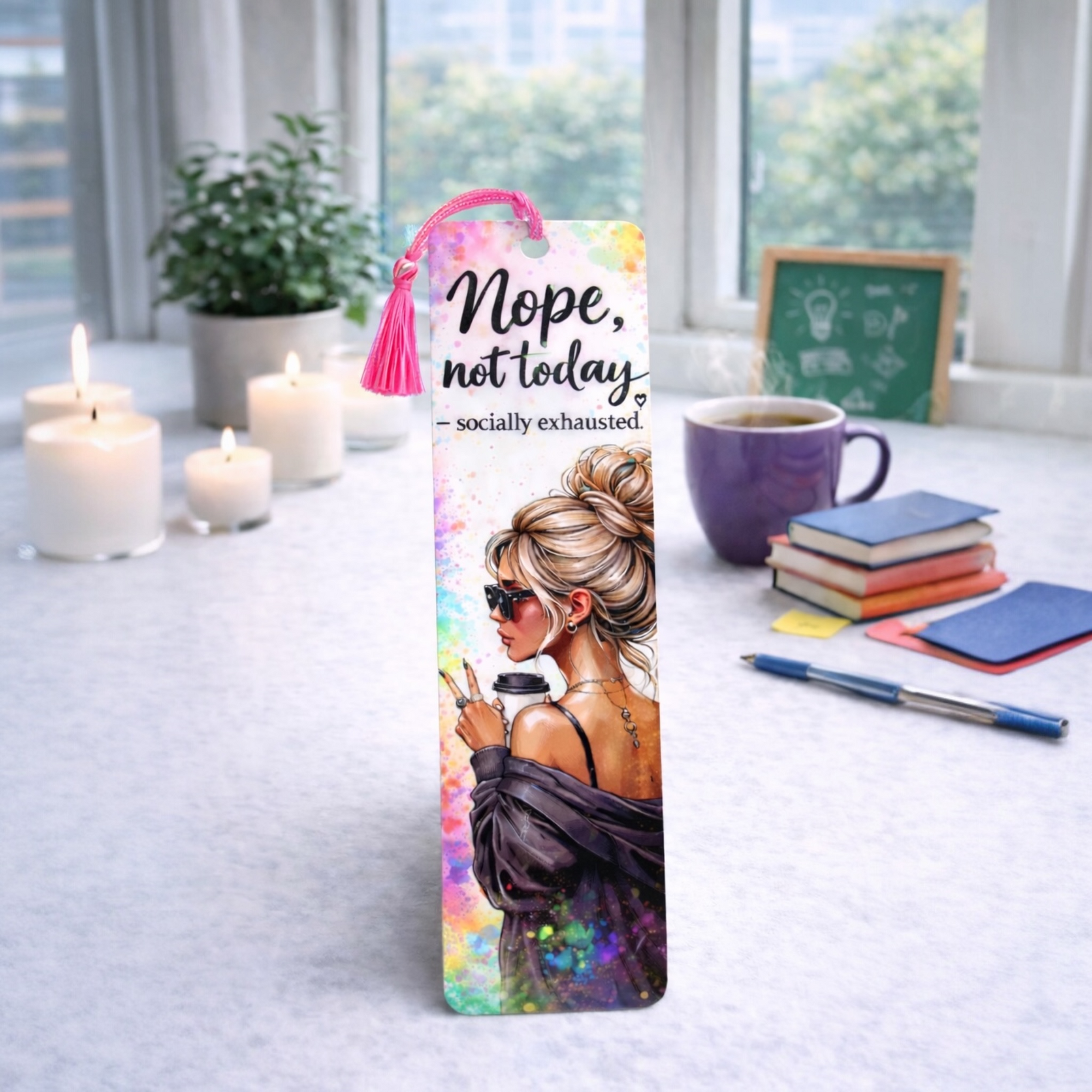 Nope, Not Today Bookmark