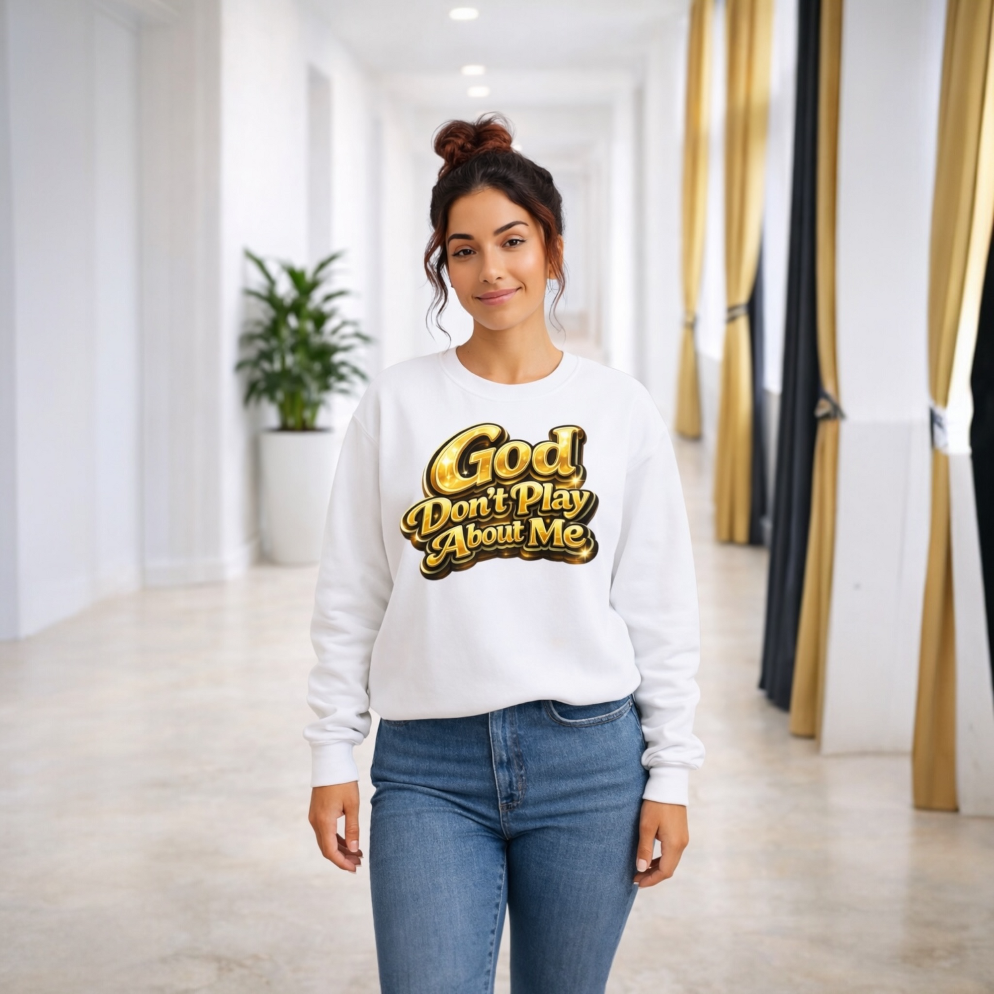 God Don’t Play About Me Sweatshirt