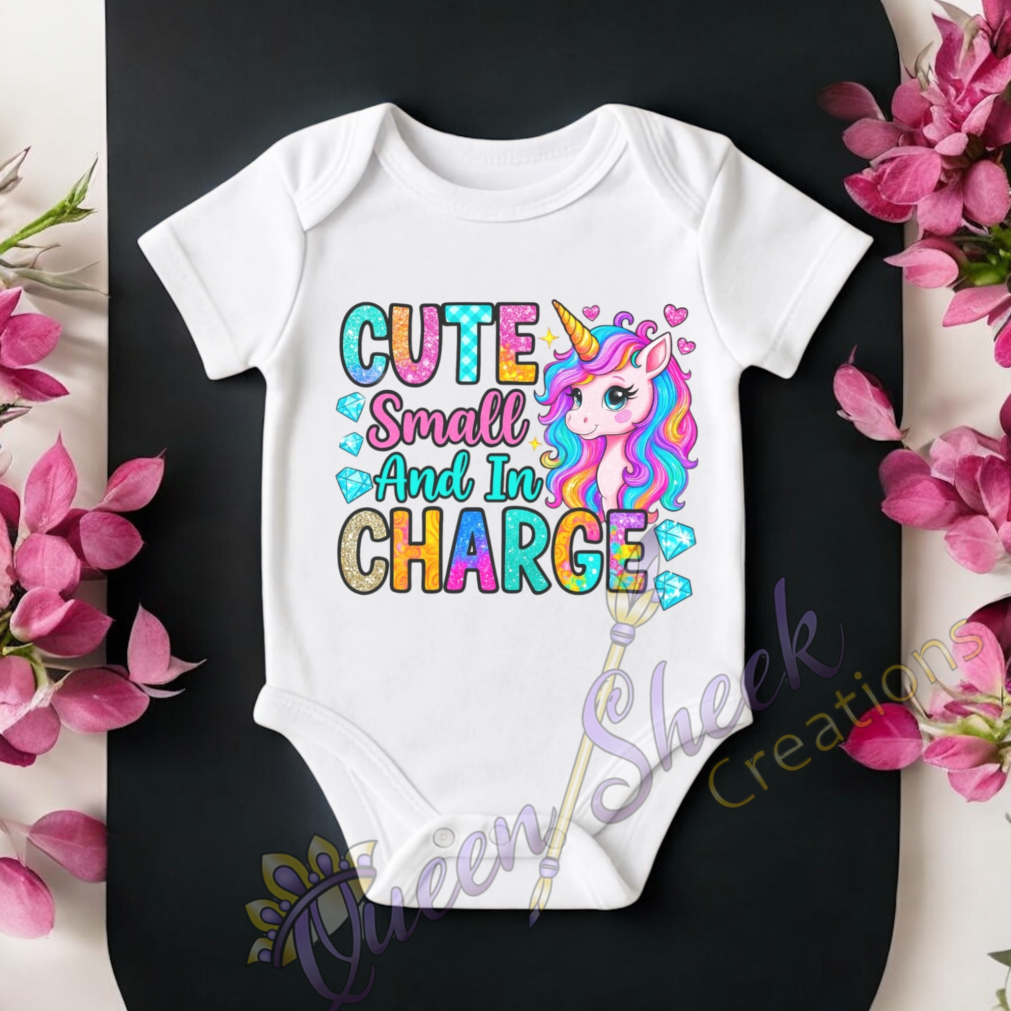 Cute Small And In Charge Onsies