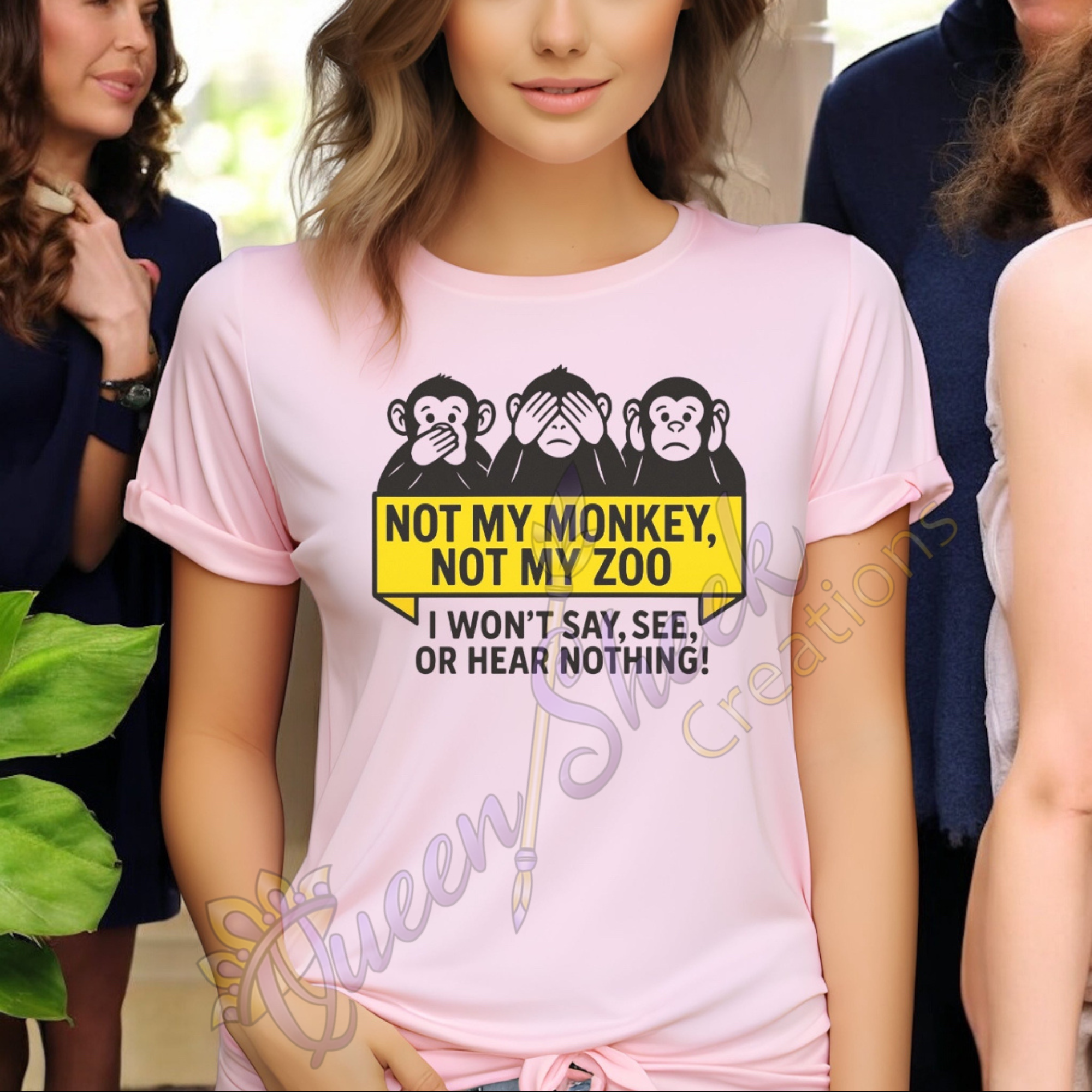 Not My Monkey Not My Zoo Tshirt