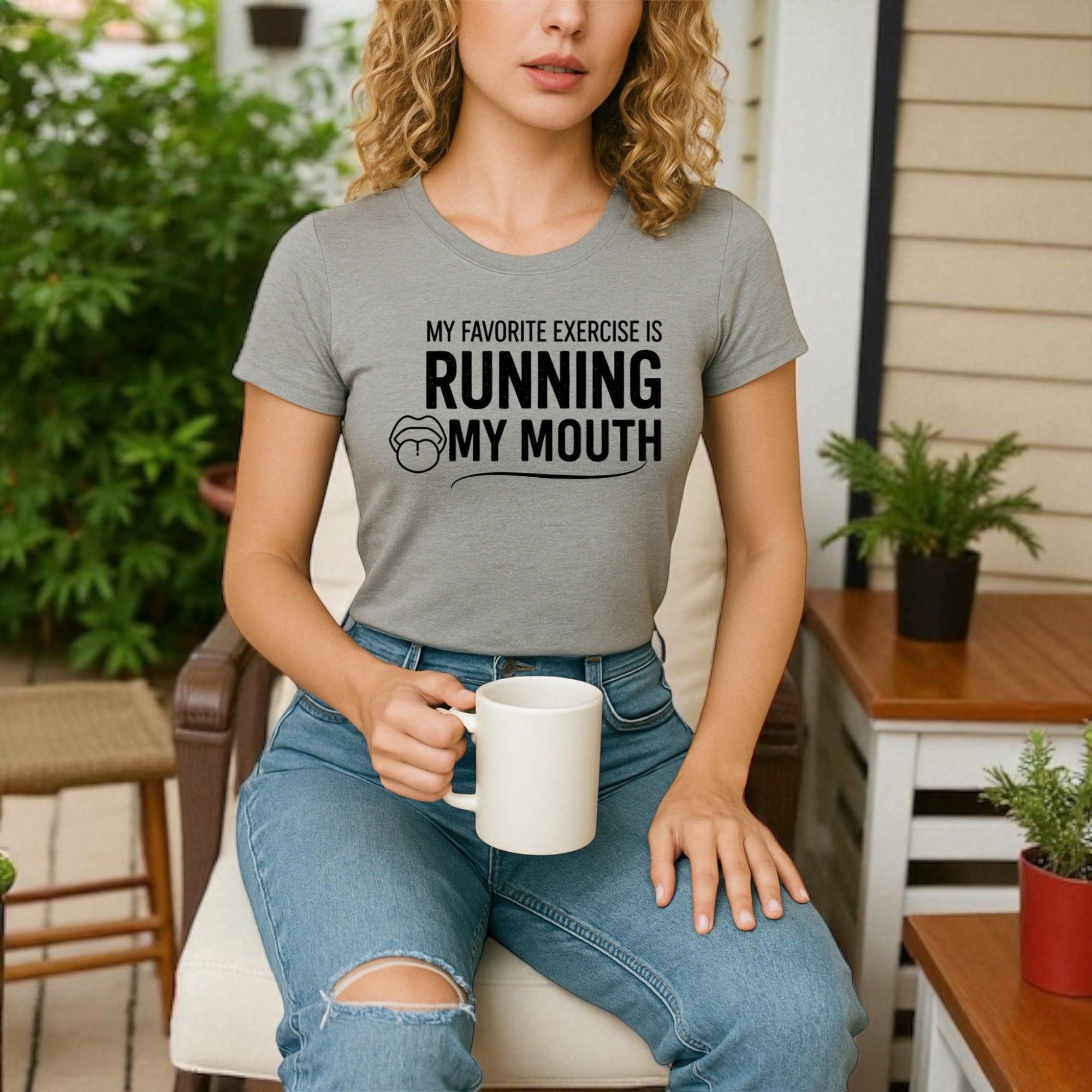 Running My Mouth Adult Tshirts