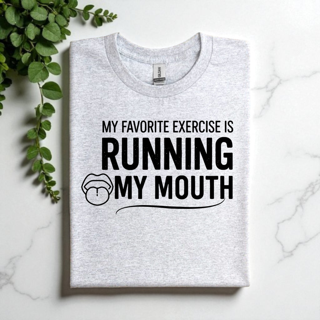 Running My Mouth Adult Tshirts