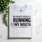 Running My Mouth Adult Tshirts