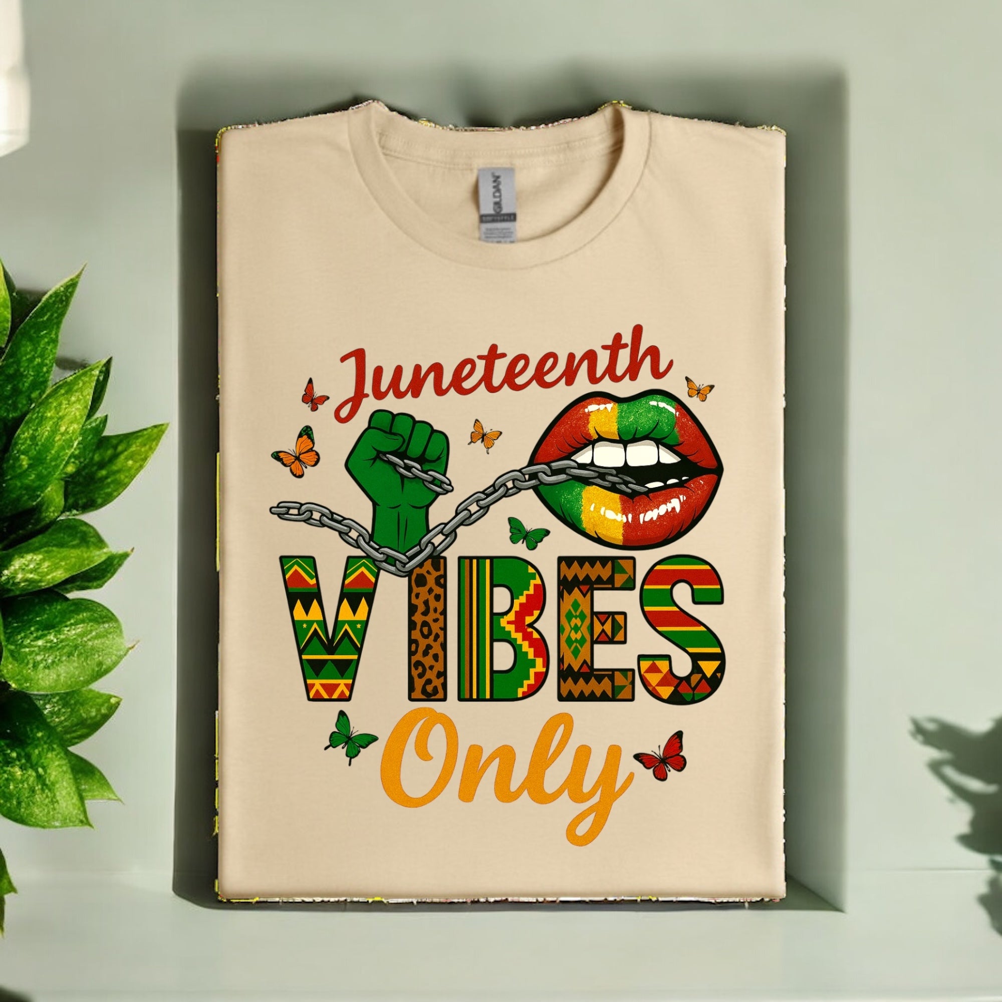 Juneteenth Vibes Only Tshirt