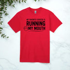 Running My Mouth Adult Tshirts