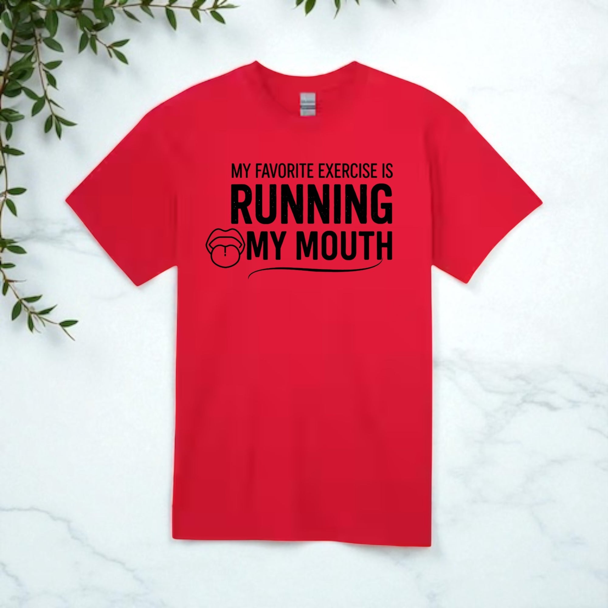 Running My Mouth Adult Tshirts