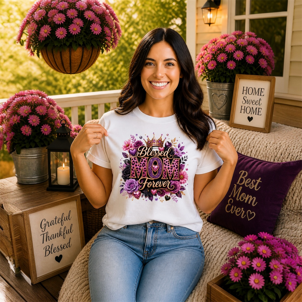 Blessed Mom Forever Tshirt
