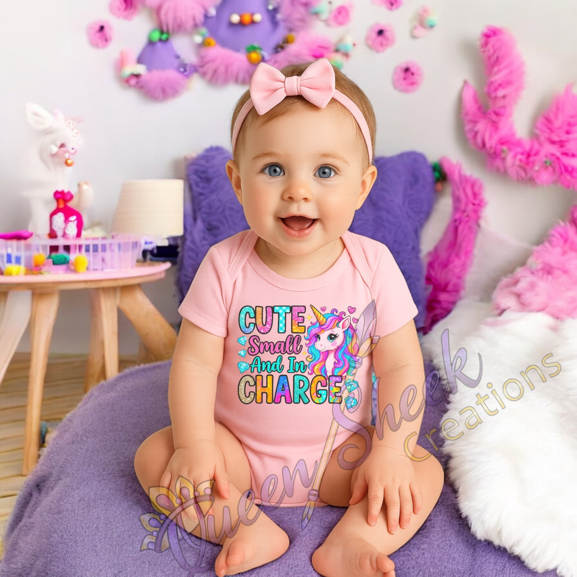Cute Small And In Charge Onsies