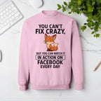 You Can’t Fix Crazy Sweatshirt
