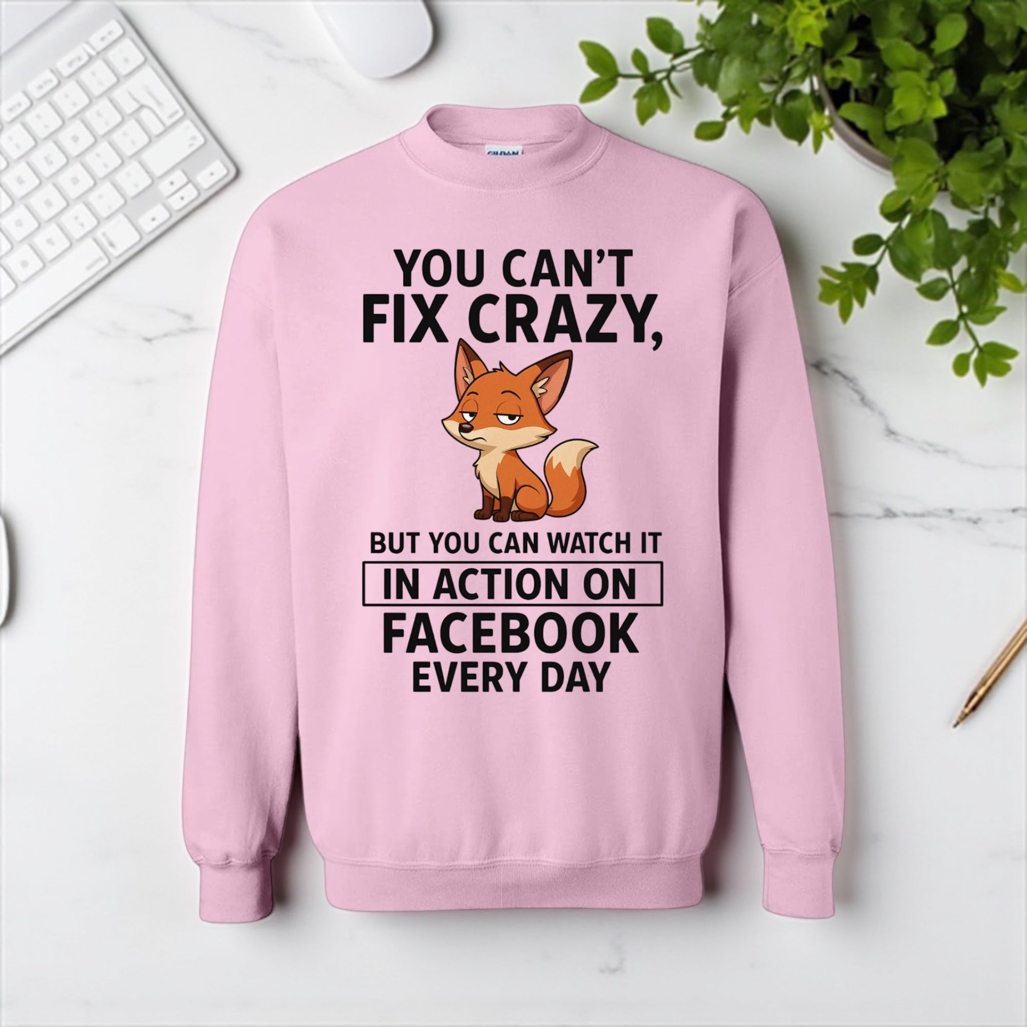 You Can’t Fix Crazy Sweatshirt