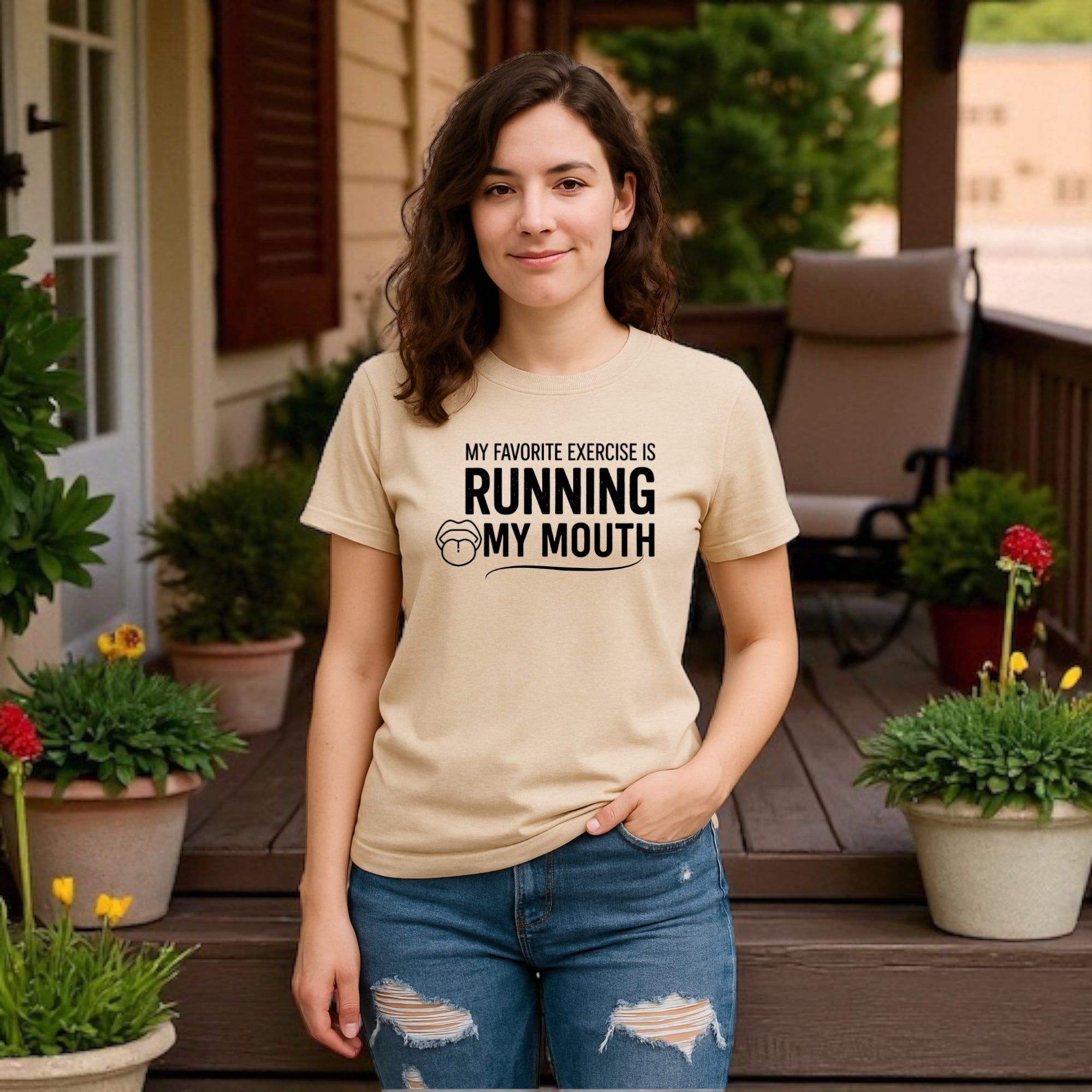 Running My Mouth Adult Tshirts