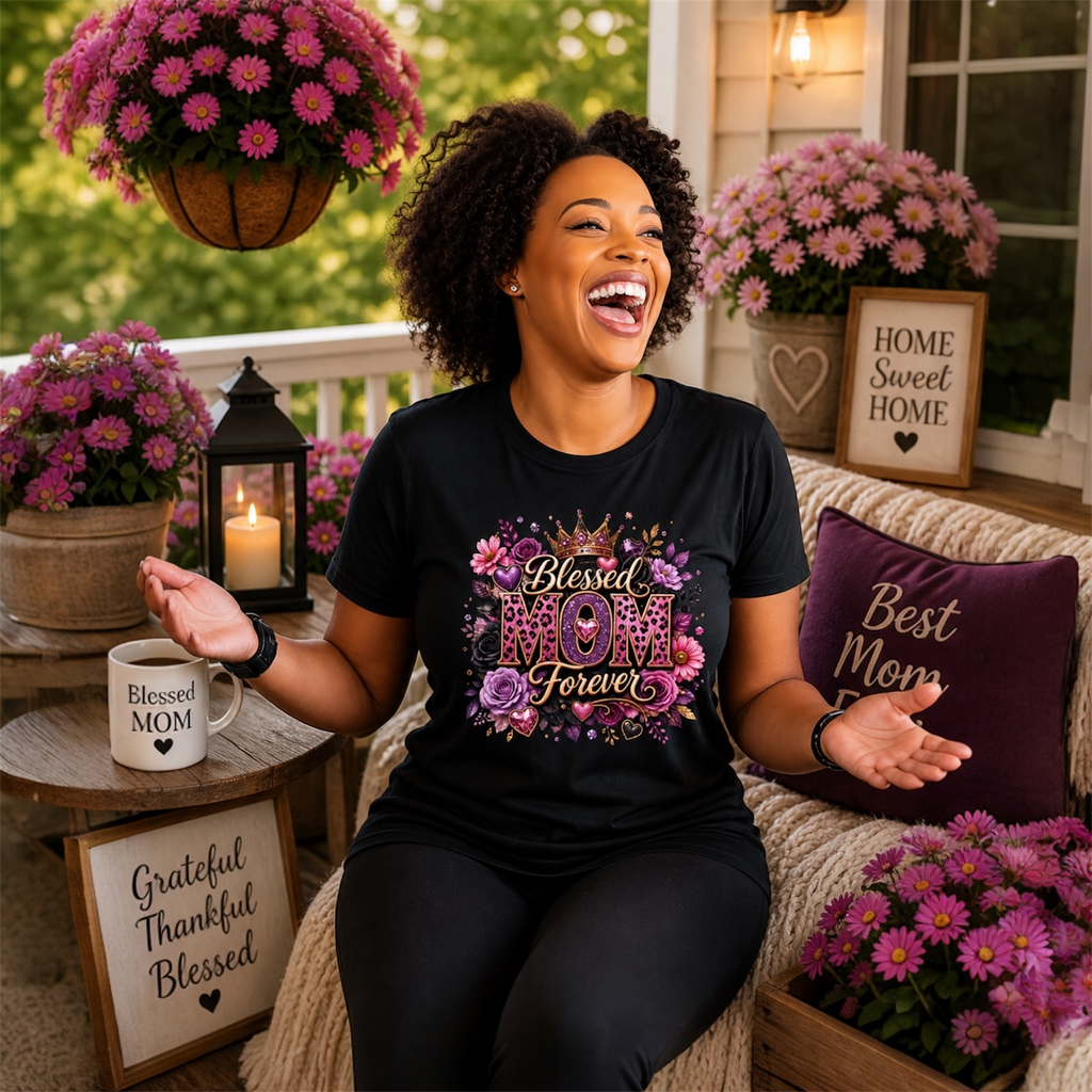 Blessed Mom Forever Tshirt