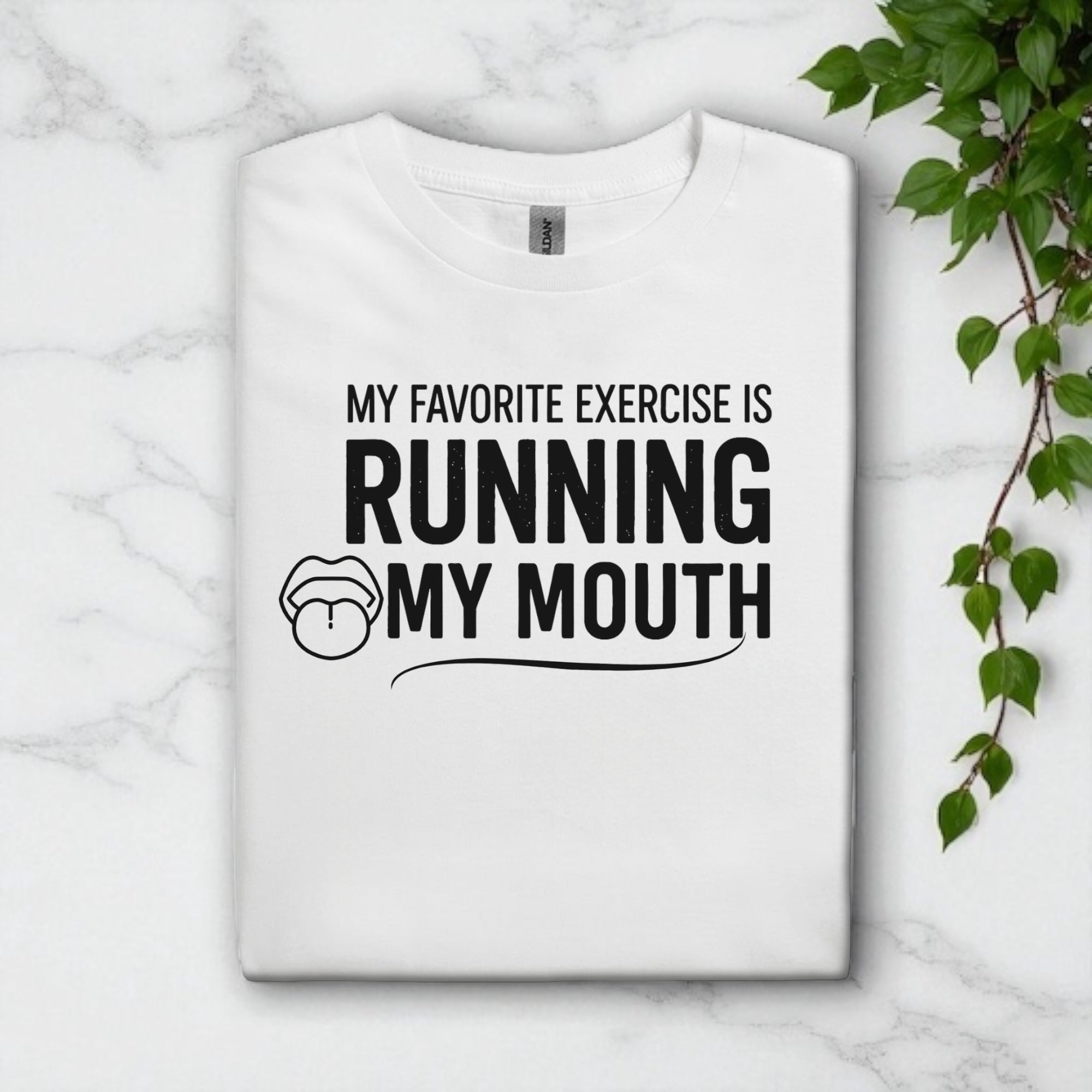 Running My Mouth Adult Tshirts
