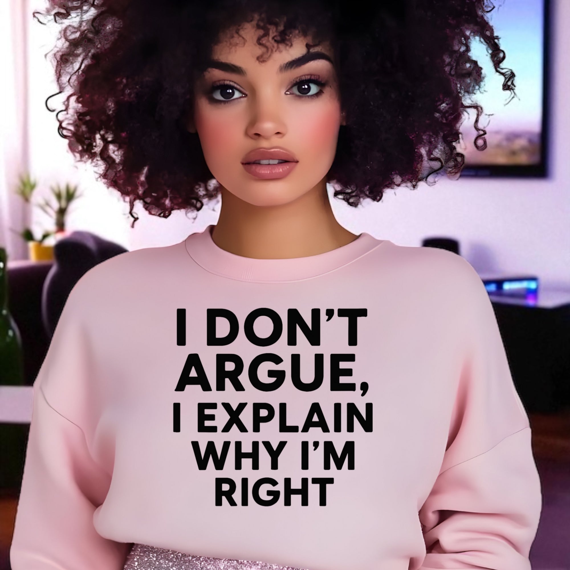 I Don’t Argue, I Explain Adult Sweat Shirts