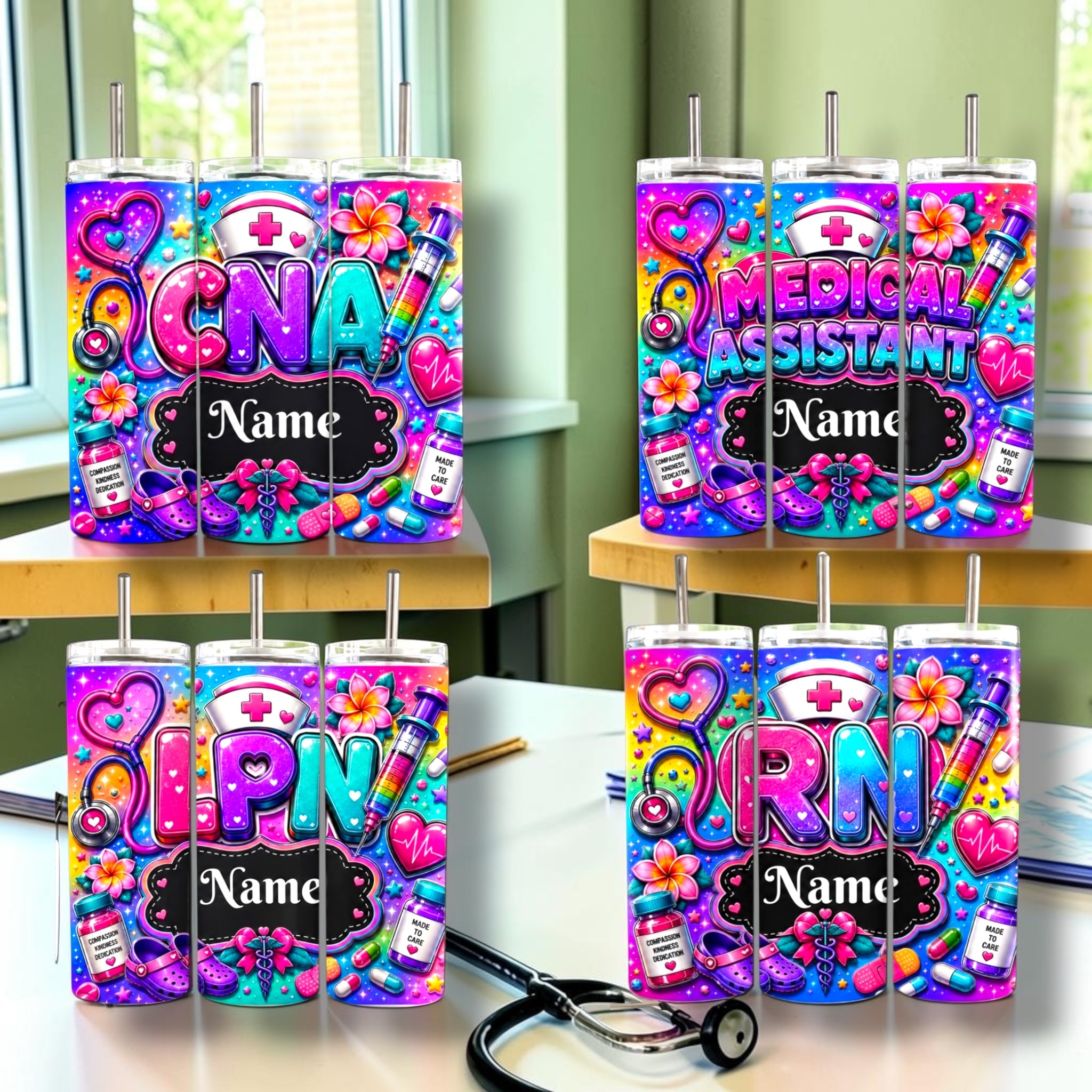 Personalized Medical Professional Tumbler Collection