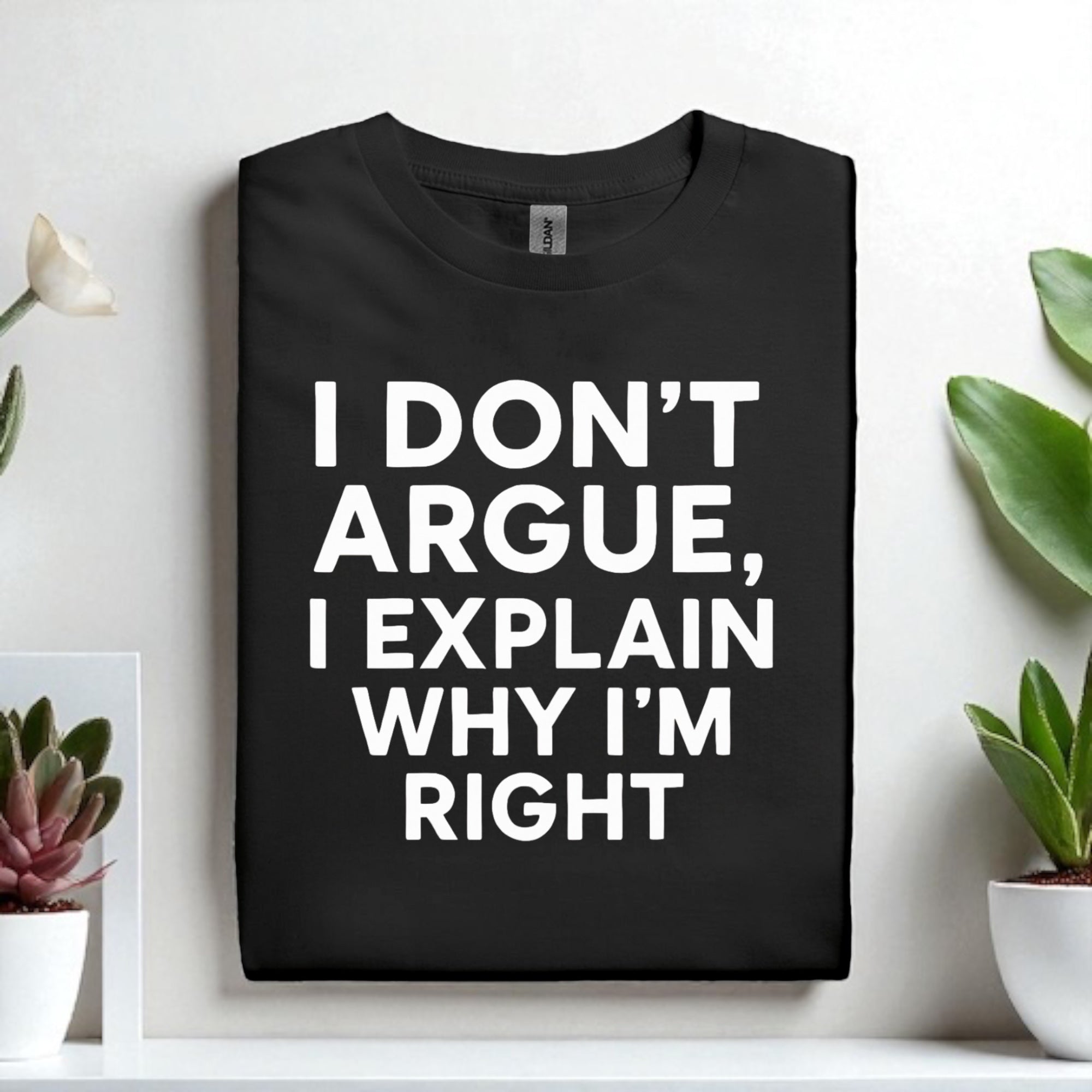 I don’t Argue I Explain Adult Tshirts