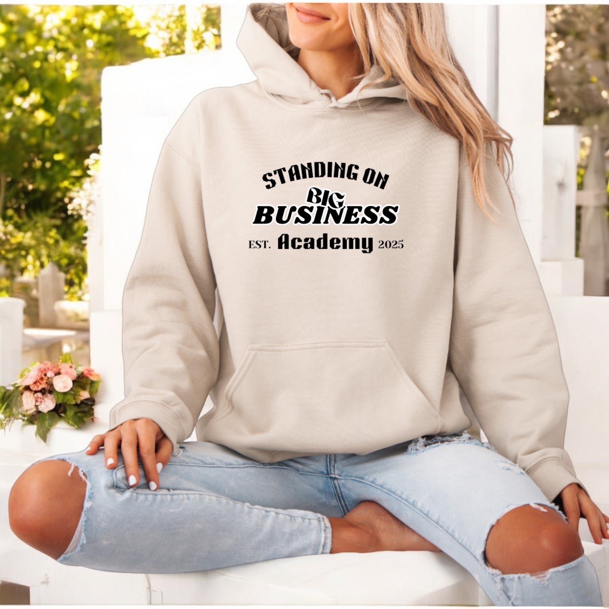 Standing on Big Business Hoodie