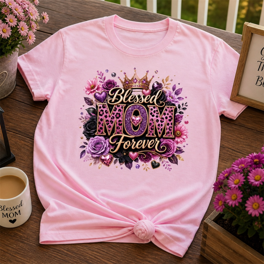 Blessed Mom Forever Tshirt