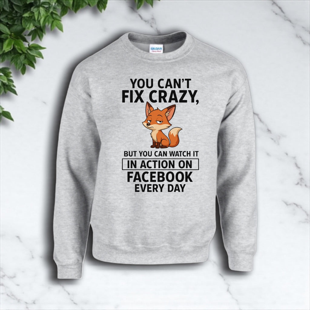 You Can’t Fix Crazy Sweatshirt