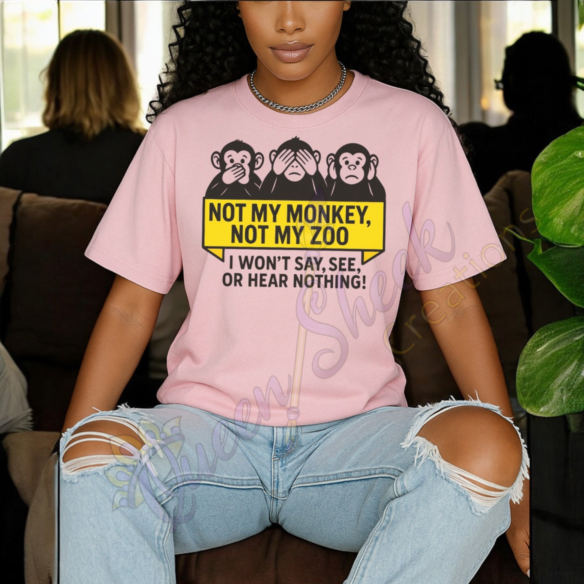 Not My Monkey Not My Zoo Tshirt