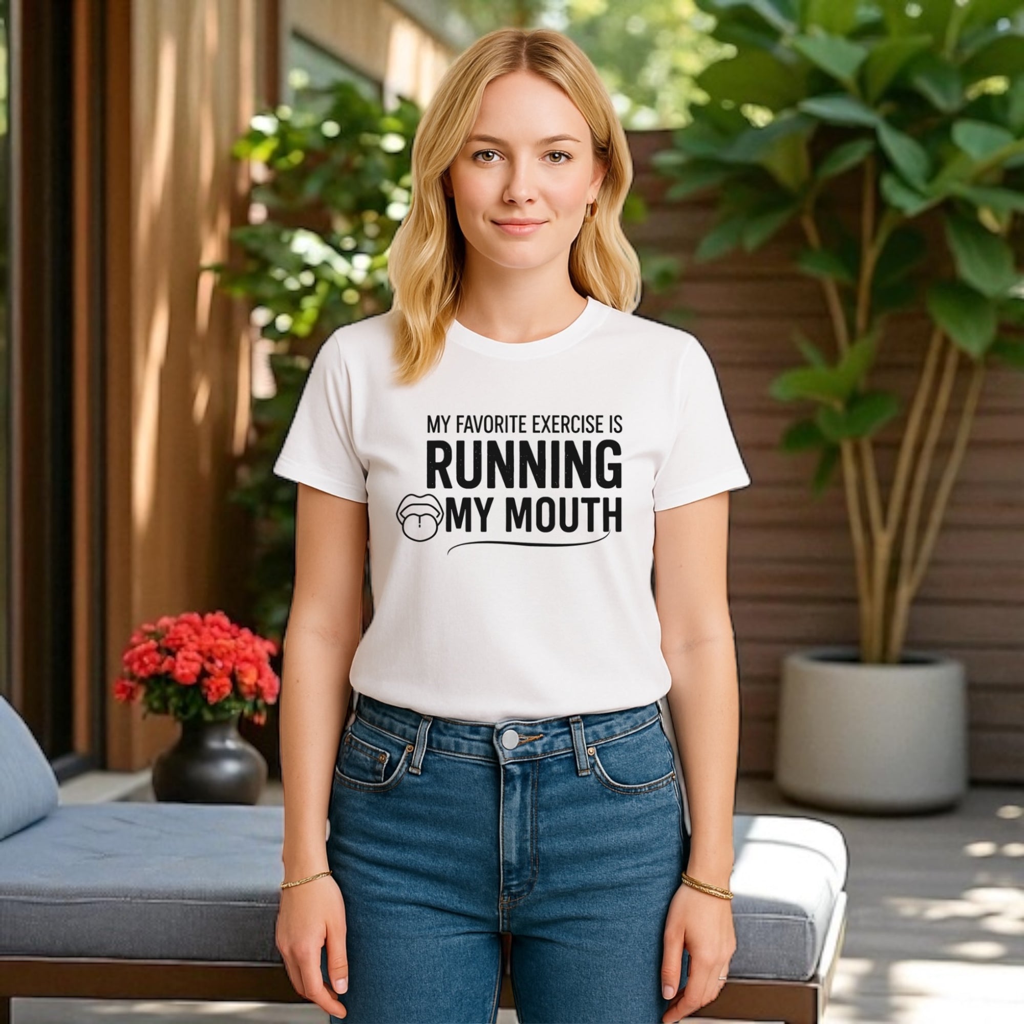 Running My Mouth Adult Tshirts