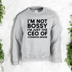 CEO of Common Sense Sweatshirt