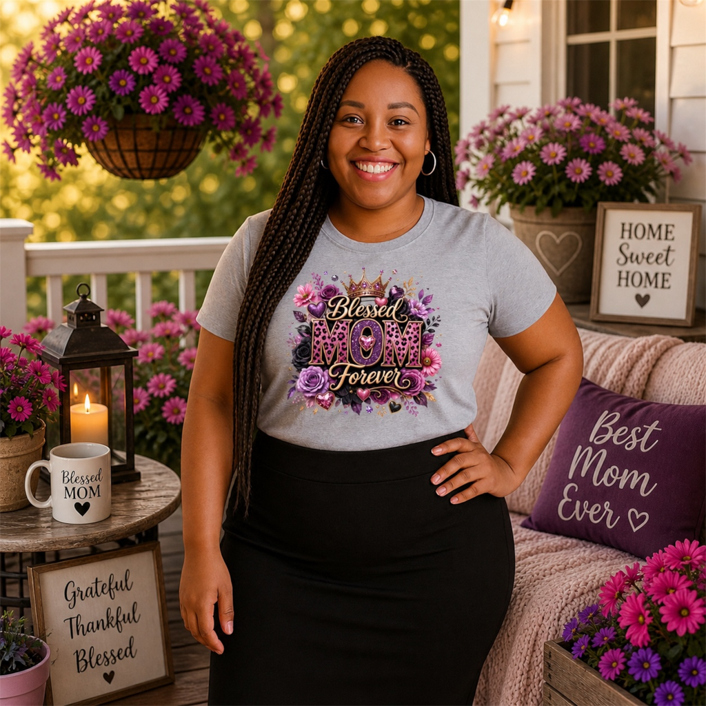 Blessed Mom Forever Tshirt