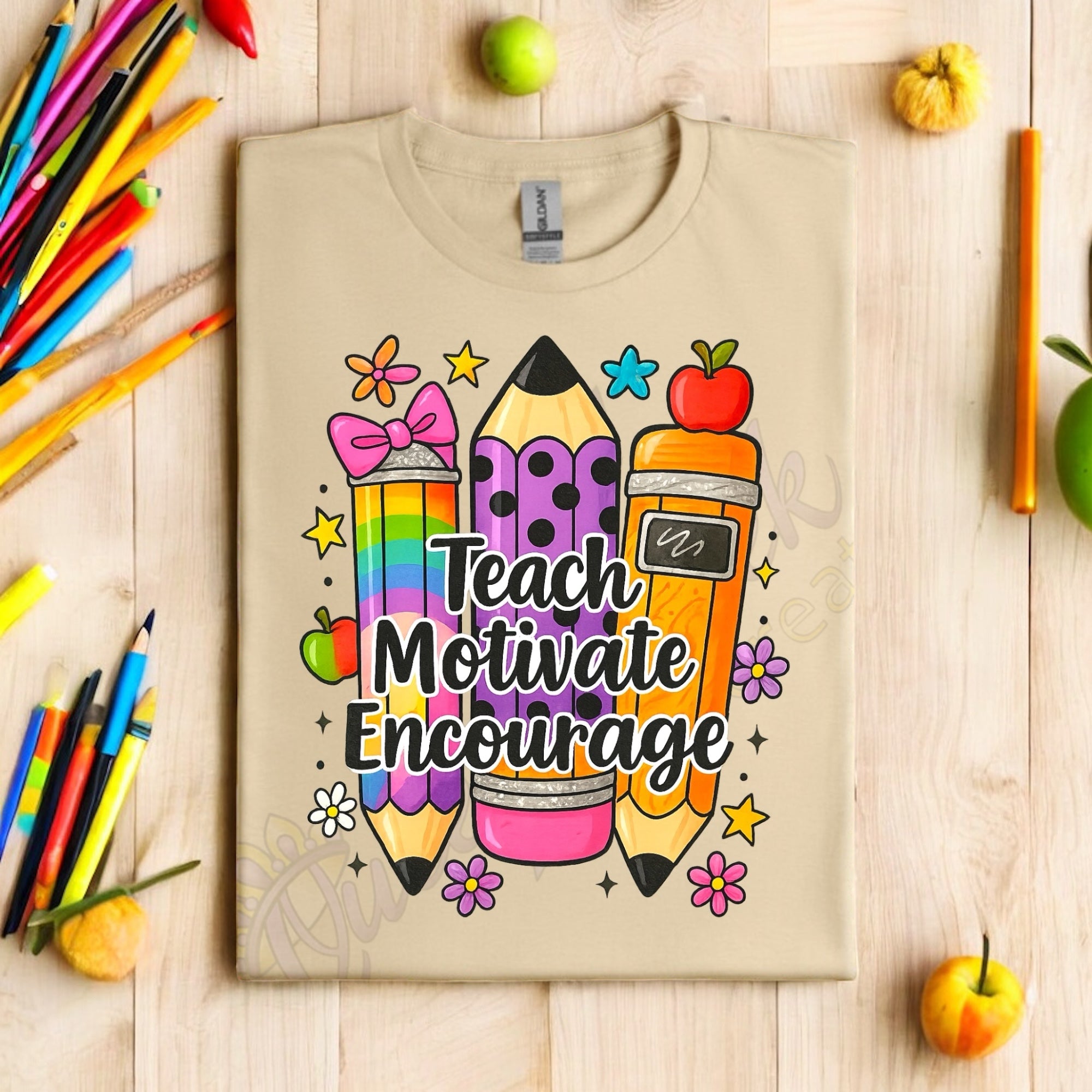 Teach, Motivate, Encourage Tshirts