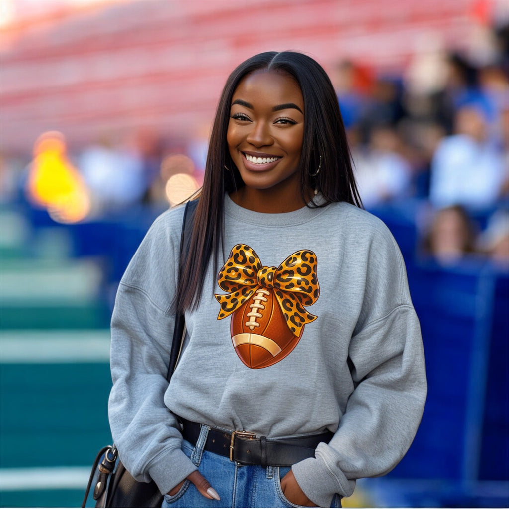 Cheetah Football Sweatshirt
