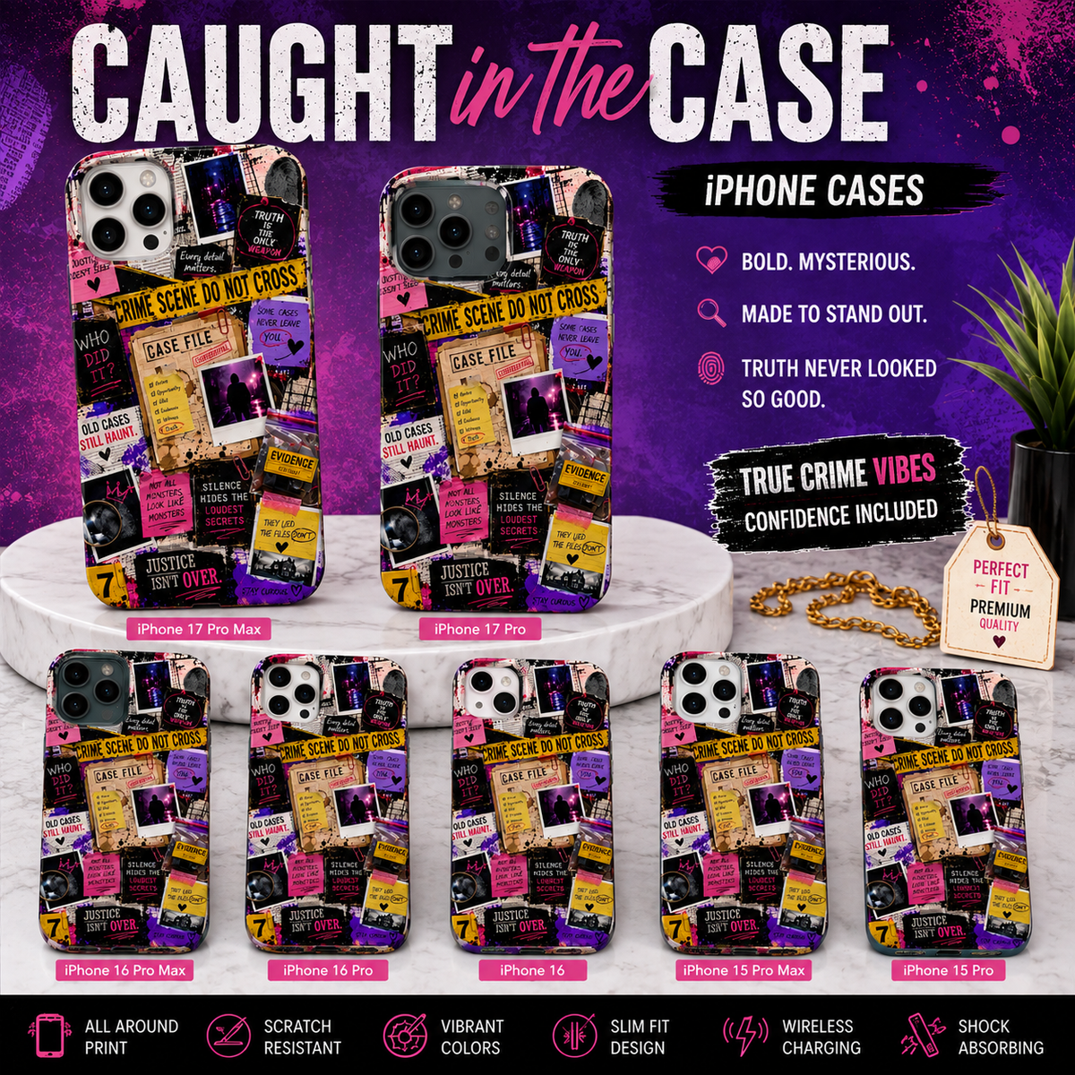 Caught in the Case iPhone Case