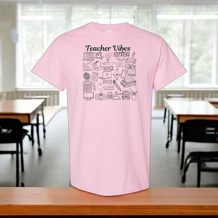 Teacher Vibes Tshirts