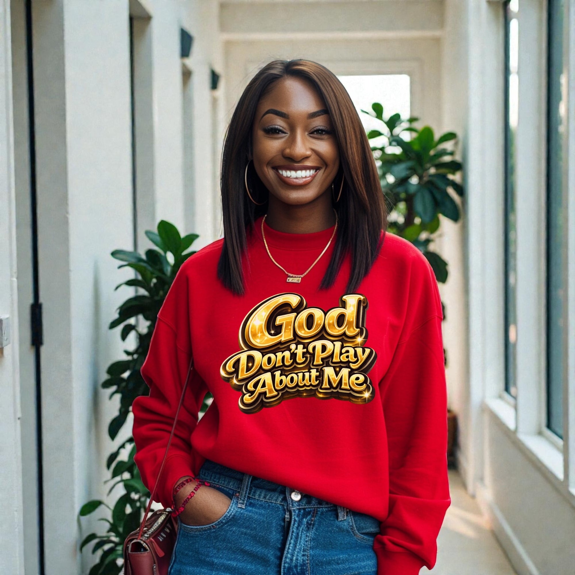 God Don’t Play About Me Sweatshirt