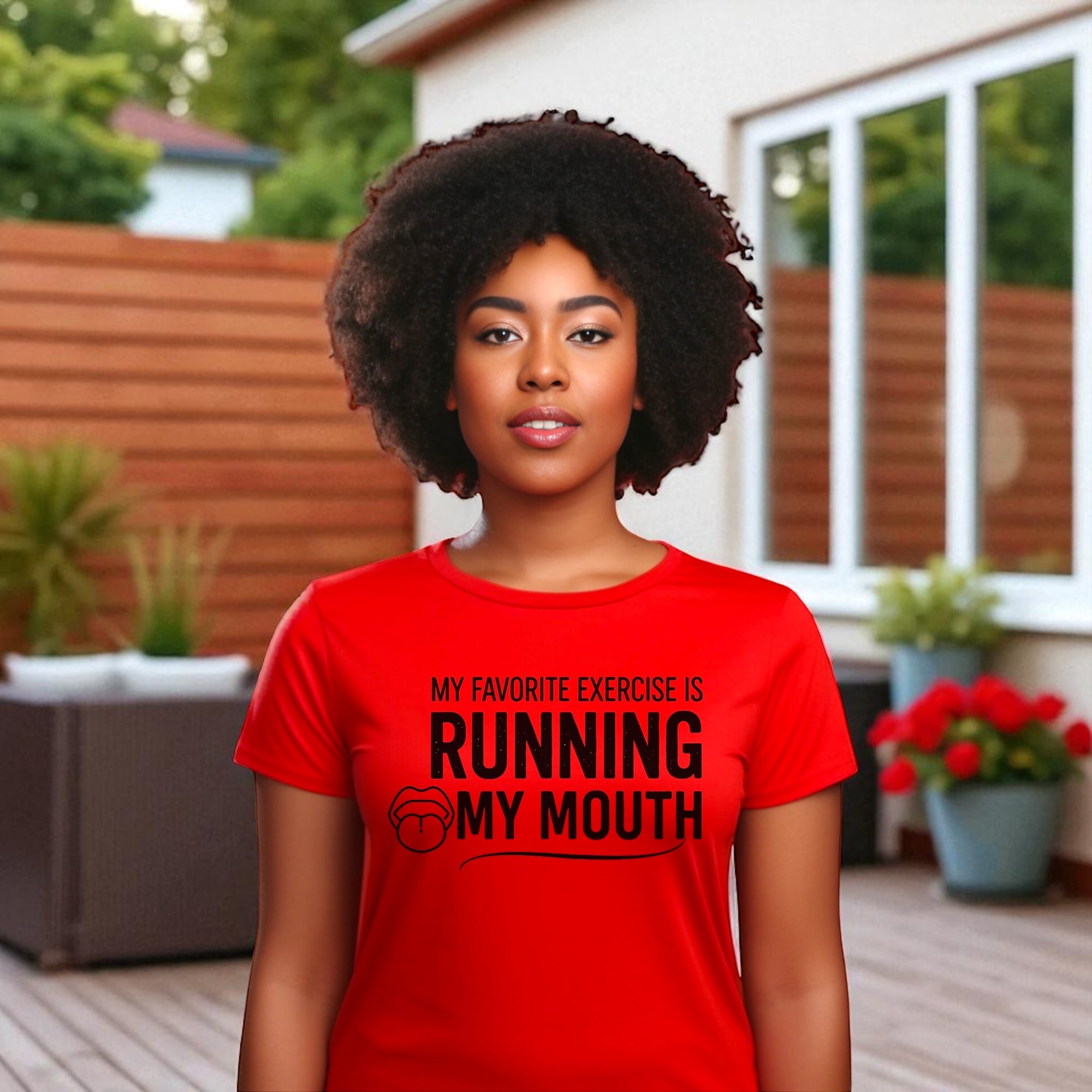 Running My Mouth Adult Tshirts