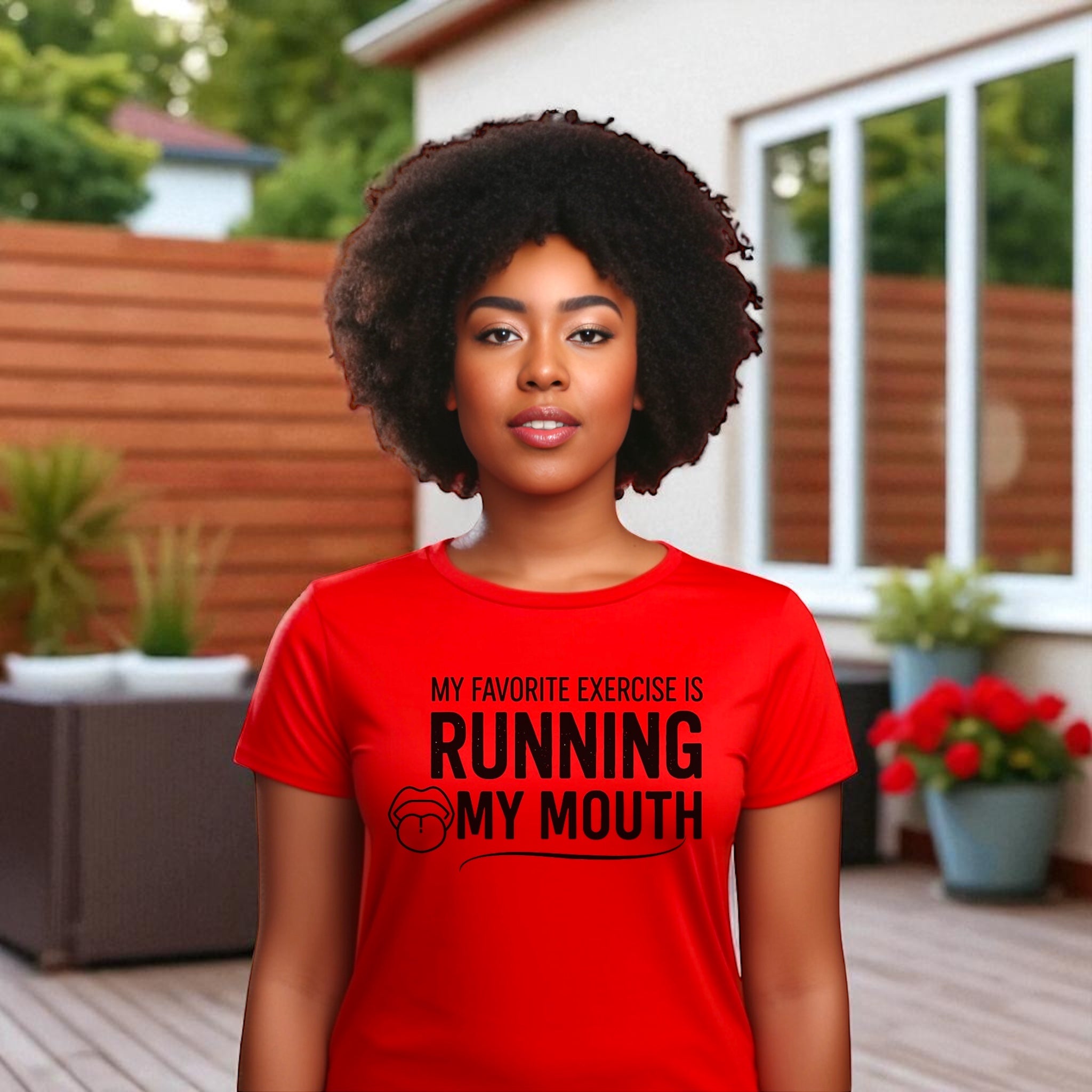 Running My Mouth Adult Tshirts