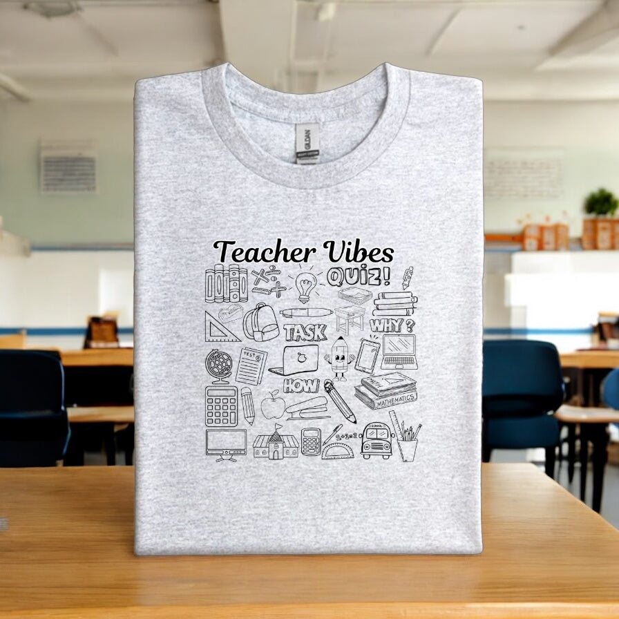 Teacher Vibes Tshirts