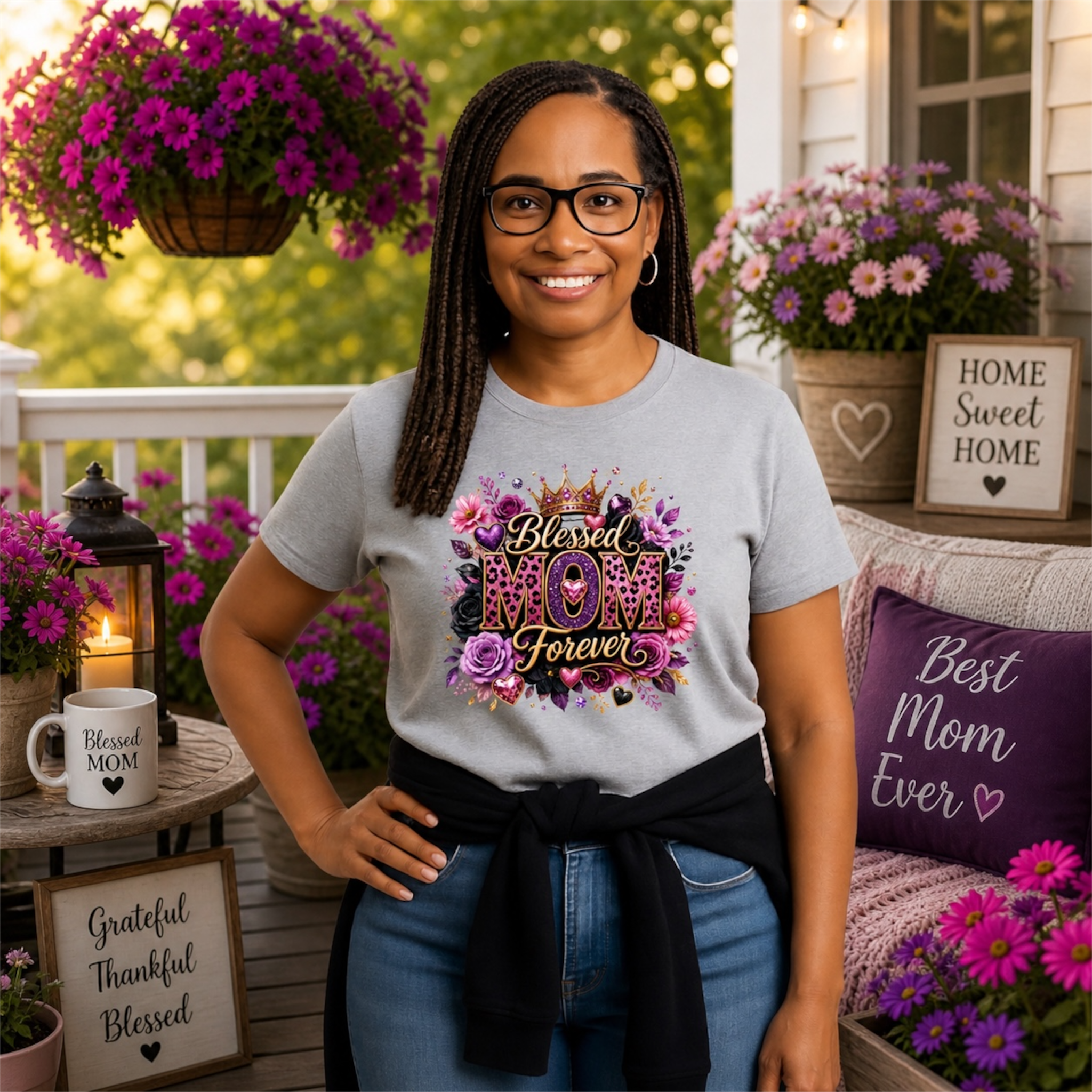 Blessed Mom Forever Tshirt