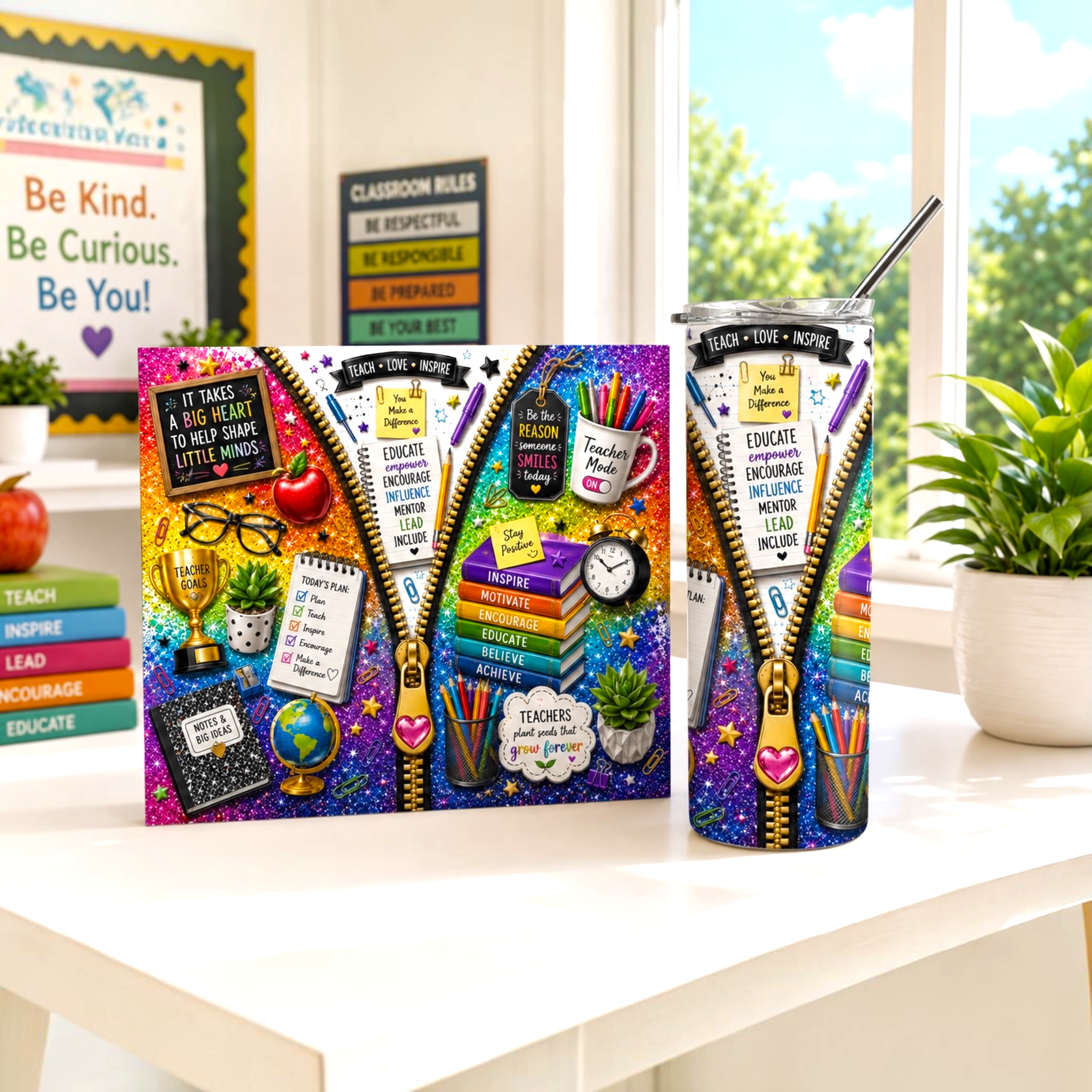 Teach • Love • Inspire Tumbler