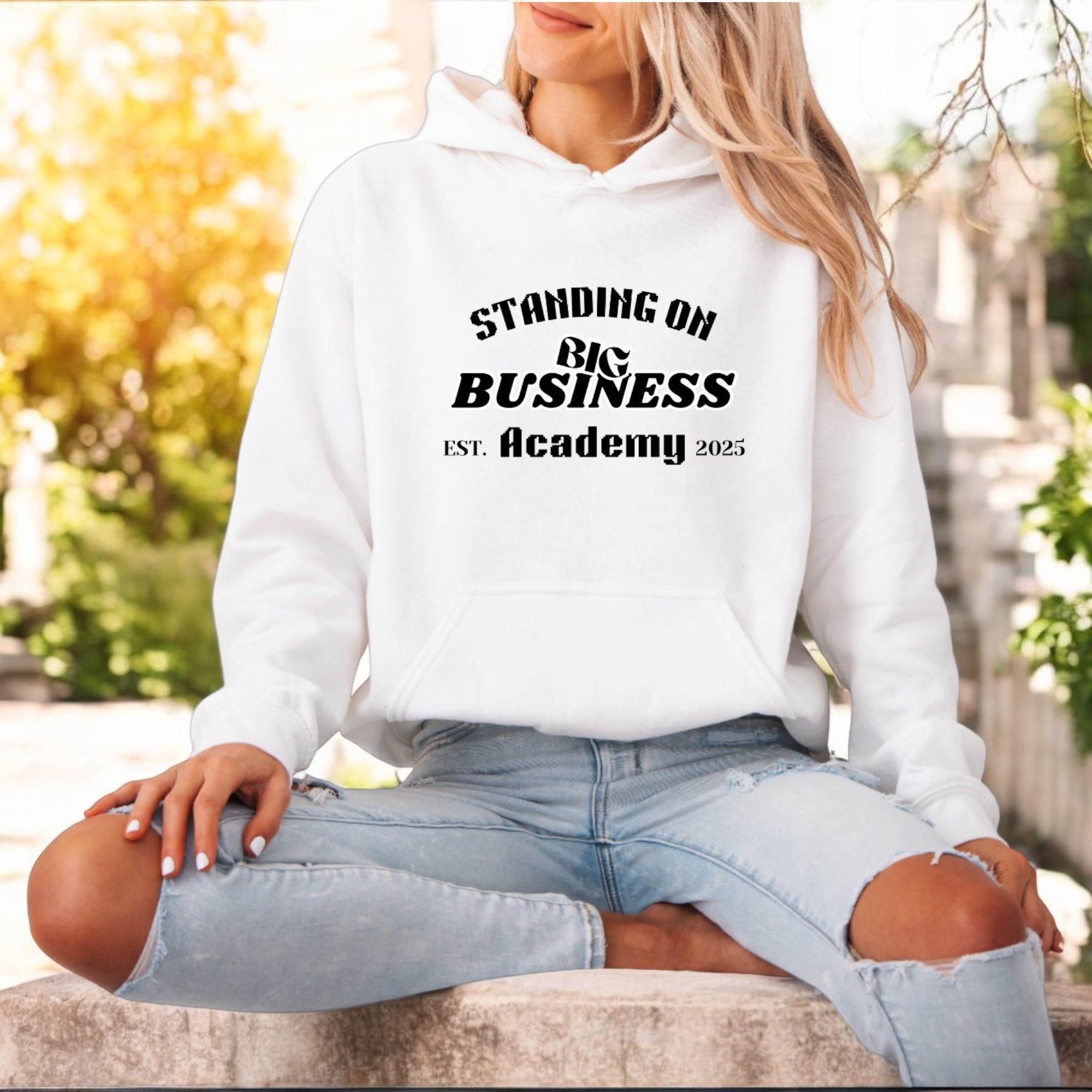 Standing on Big Business Hoodie