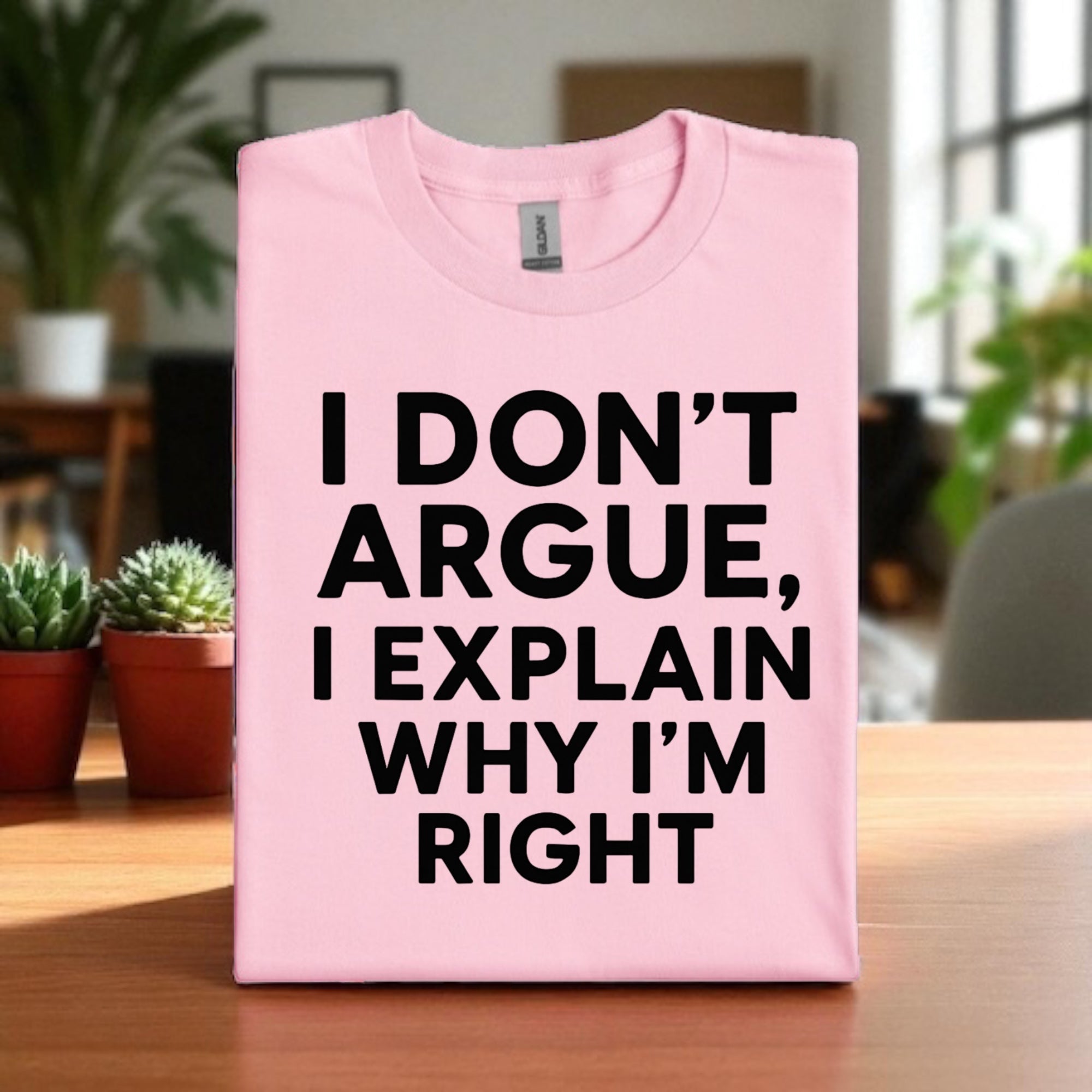 I don’t Argue I Explain Adult Tshirts