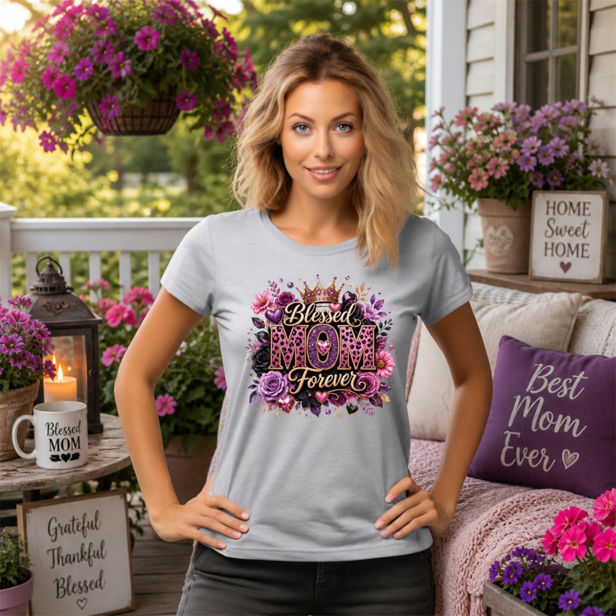 Blessed Mom Forever Tshirt