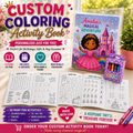 Custom Coloring Activity Book (Single)